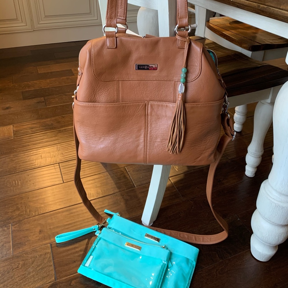 Lily Jade Shaylee - camel and silver